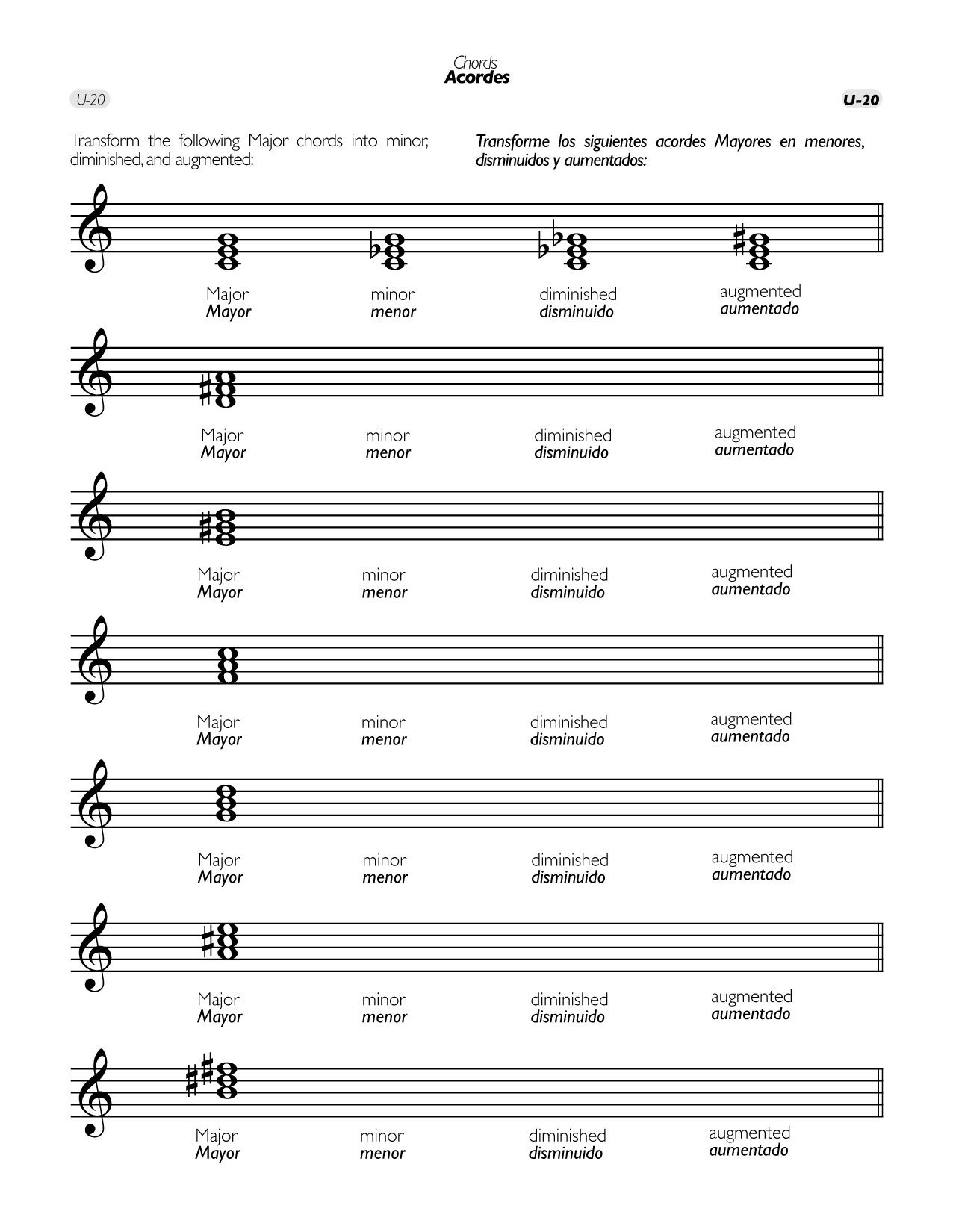 Book and Workbook - Solfeggio and Music Theory