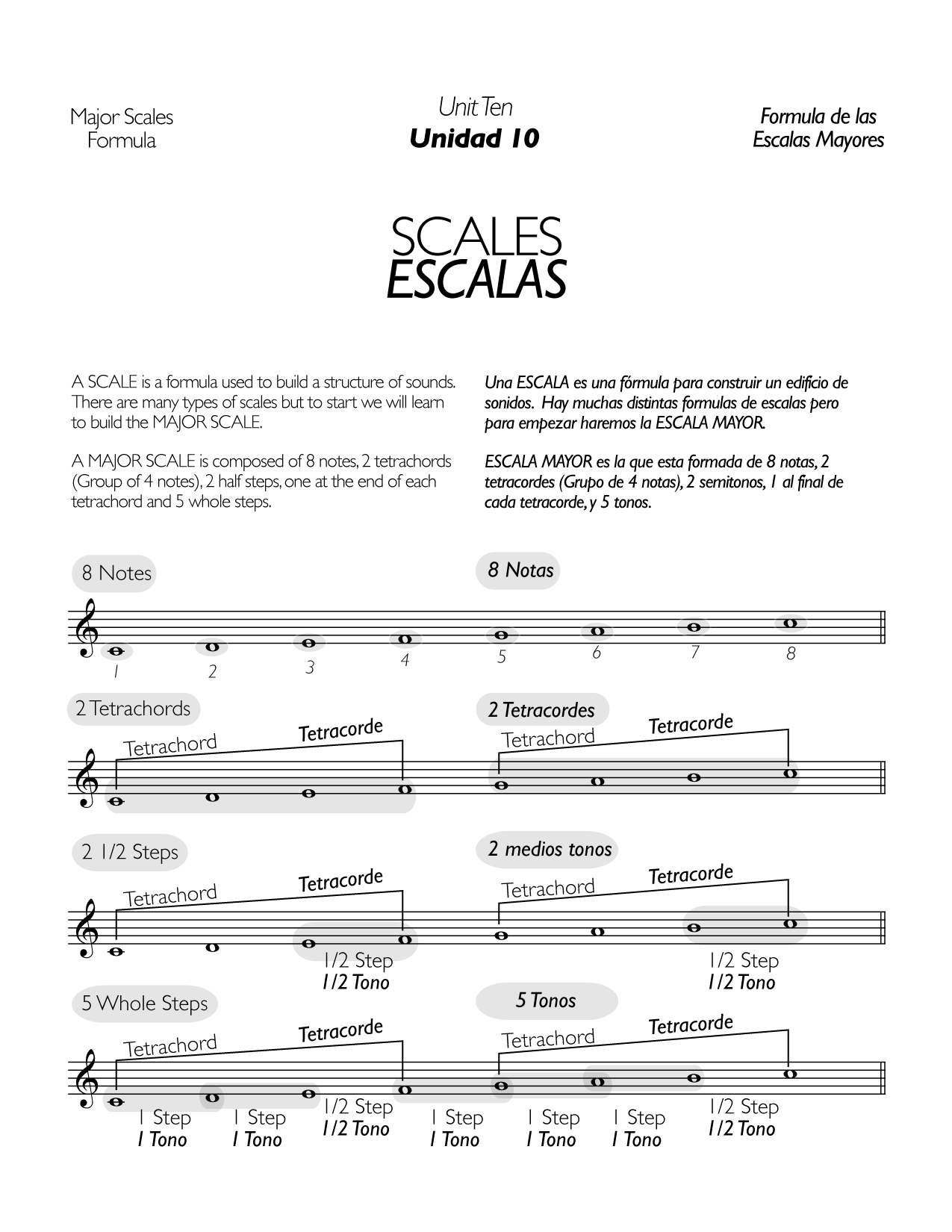 Digital Book and Workbook - Solfeggio and Music Theory