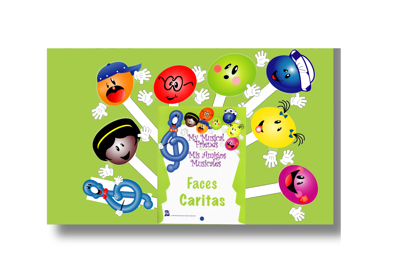 Card Board Puppet Faces for My Musical Friends book