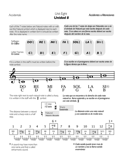 Book and Workbook - Solfeggio and Music Theory